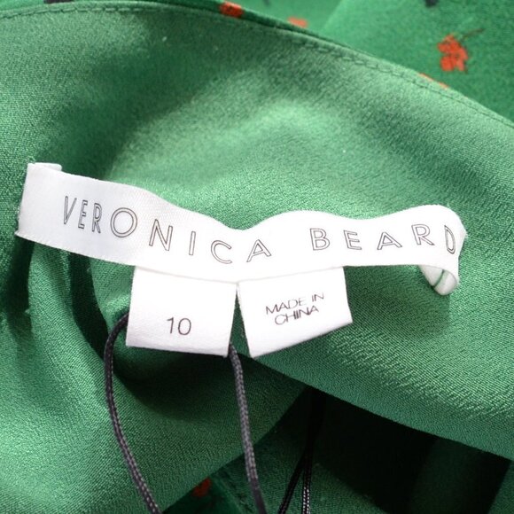 NWT Veronica Beard Amal 100% Silk Dress Sz 10 - Picture 5 of 11